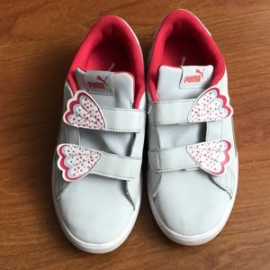Puma Smash v2 Butterfly Little Kids Shoes - Slightly Worn